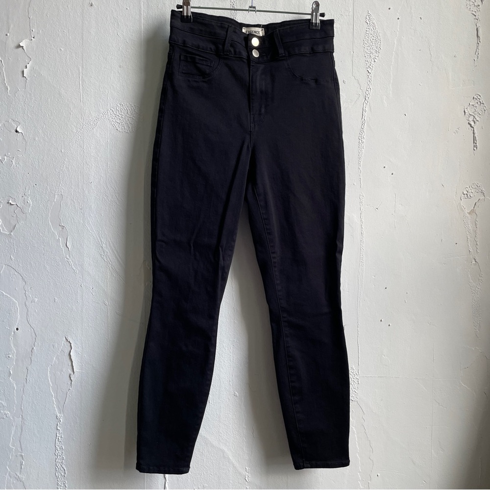 L’Agence Black High Waist Skinny Jeans 27